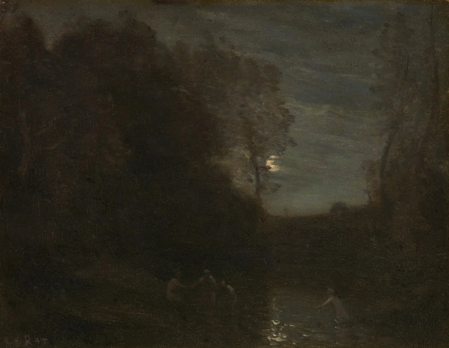 Chiaro di luna - Jean-Baptiste Camille Corot