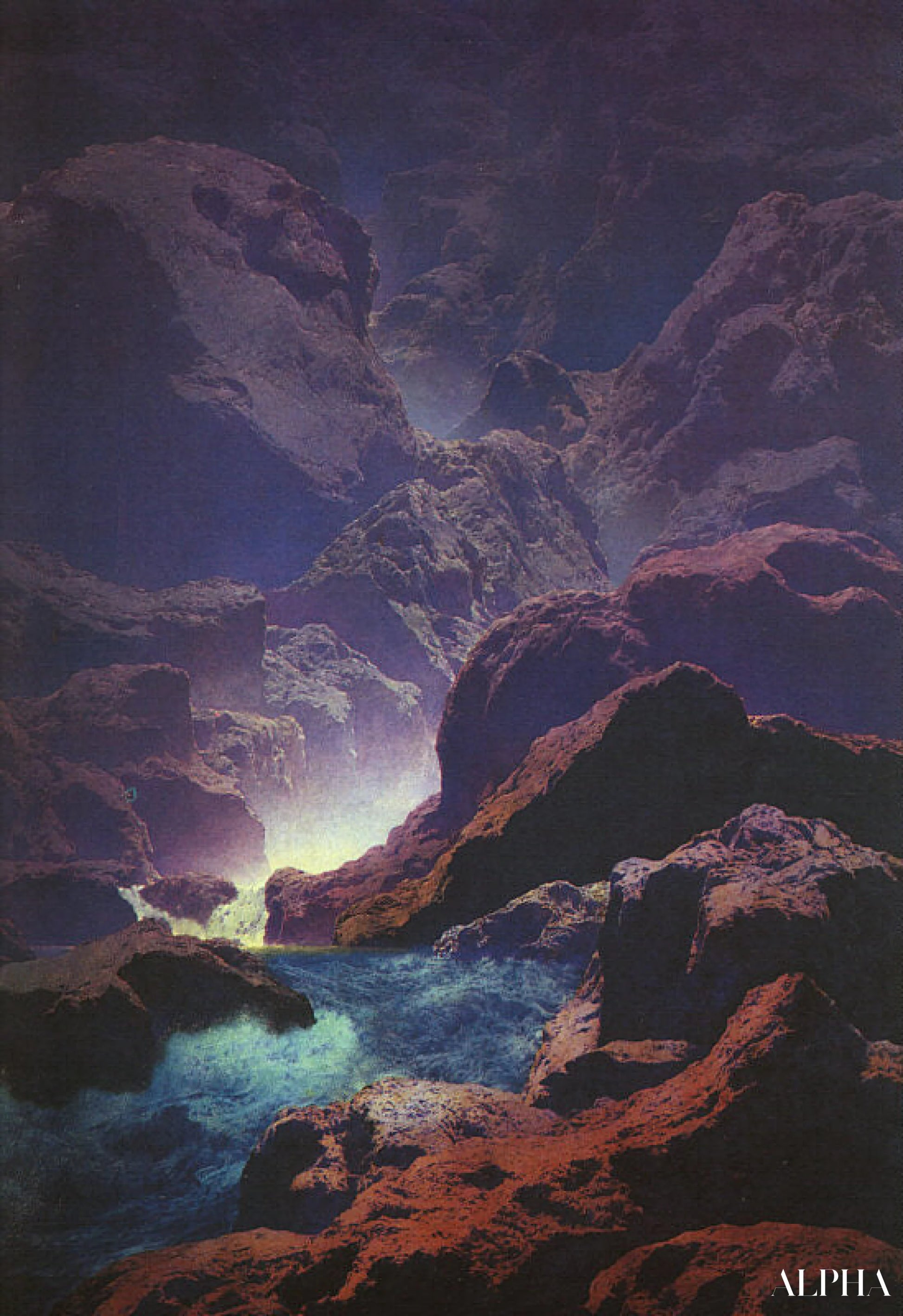 Clair de lune - Maxfield Parrish - Riproduzioni di quadri e dipinti di alta gamma