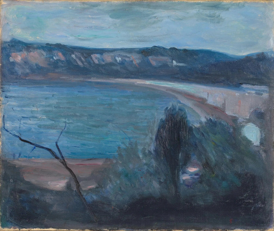 Chiaro di luna vicino al Mediterraneo - Edvard Munch