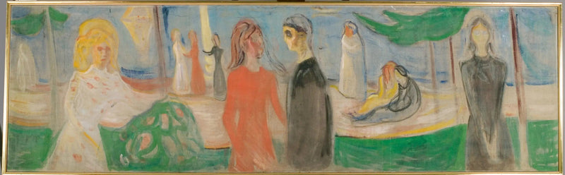 Chiaro di luna sulla spiaggia - Edvard Munch
