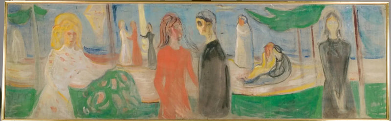 Chiaro di luna sulla spiaggia - Edvard Munch