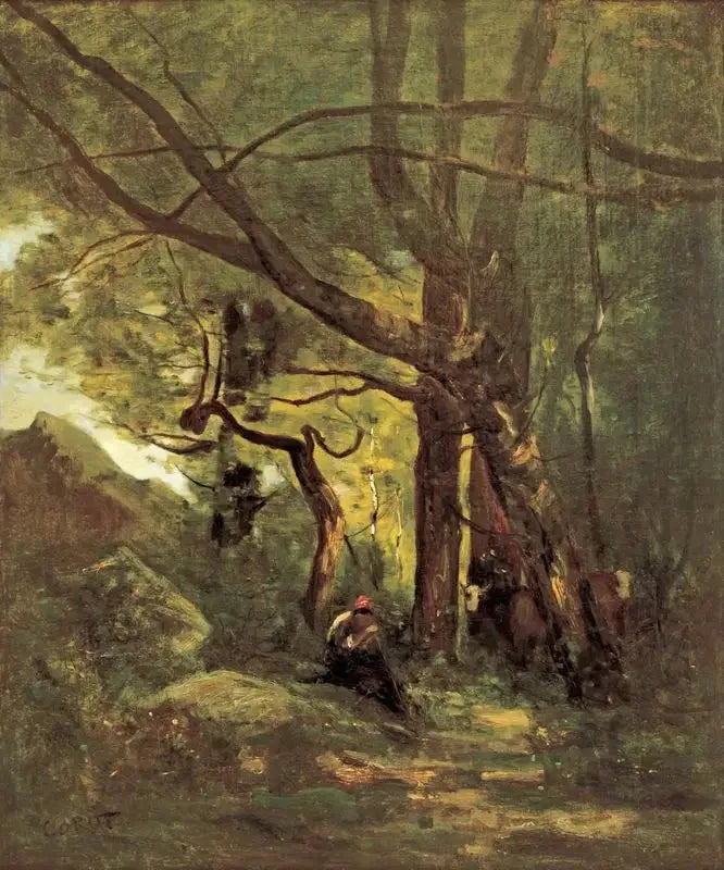 Clearing boscoso - Jean-Baptiste Camille Corot