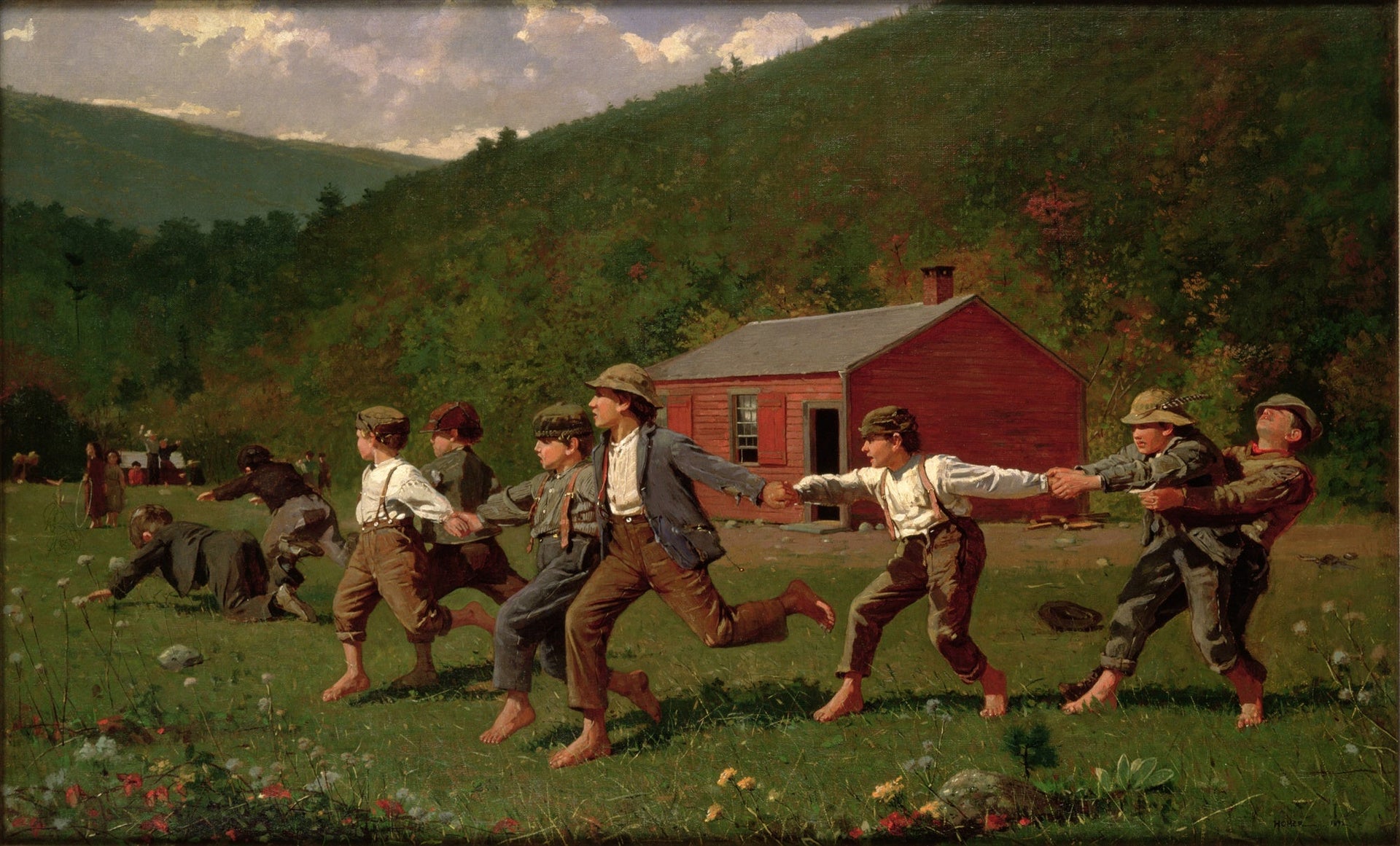 Claquez le fouet - Winslow Homer image 1 reproduction artisanale de tableau