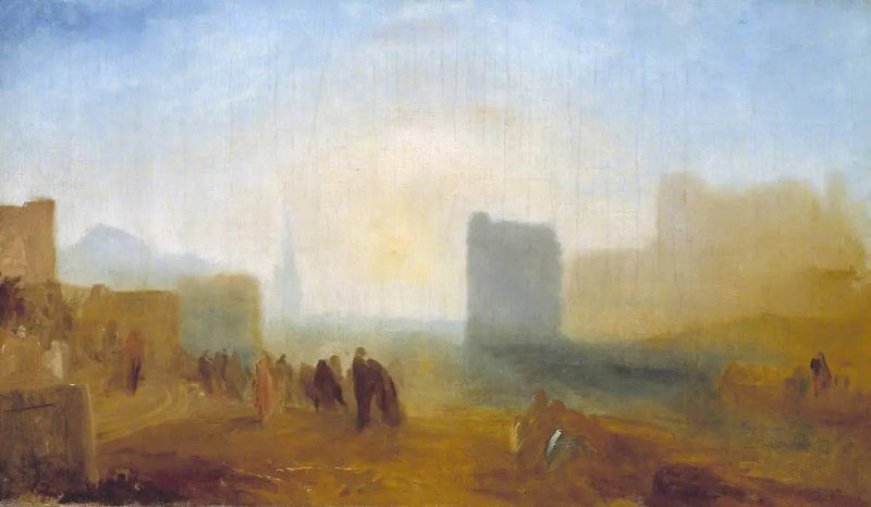 Scena Portuale Classica; probabilmente basata su Le Havre - J. M. W. Turner