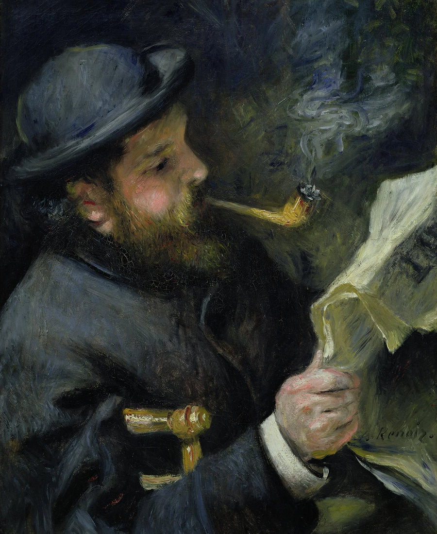 Claude Monet lisant de Pierre-Auguste Renoir, Musée Marmottan Monet 5013