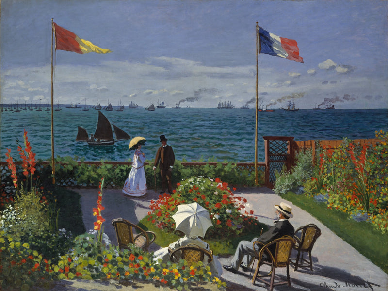 Terrazza a Sainte-Adresse W95 - Claude Monet