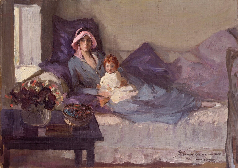 Clémentine Ogilvy Spencer-Churchill (nata Hozier), baronessa Spencer-Churchill; Sarah Churchill - John Lavery