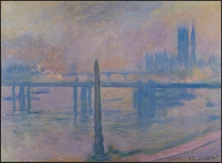 L'ago di Cleopatra e il ponte della croce di Charing - Claude Monet