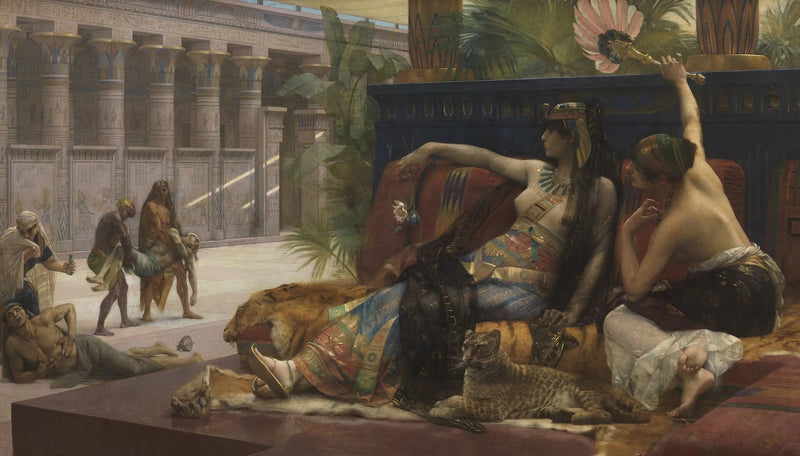 Cleopatra impone veleni su condannati a morte - Alexandre Cabanel