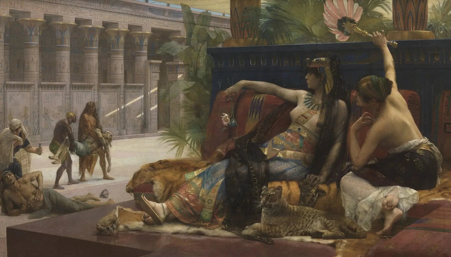 Cleopatra impone veleni su condannati a morte - Alexandre Cabanel
