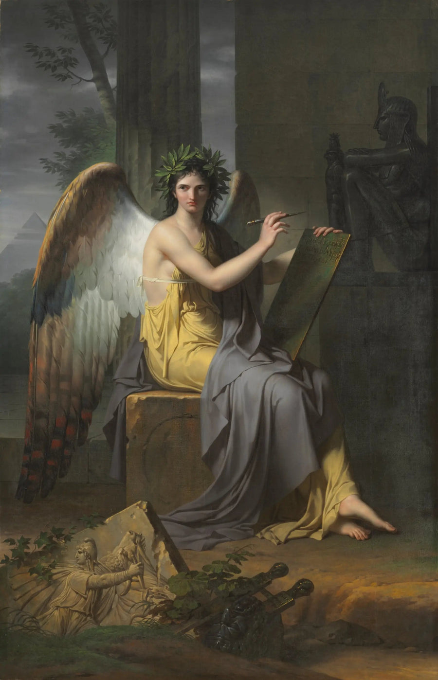 Clio, musa che presiede alla Storia - Charles Meynier