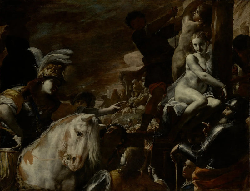 Clorinda che salva Sofronia e Olindo - Mattia Preti