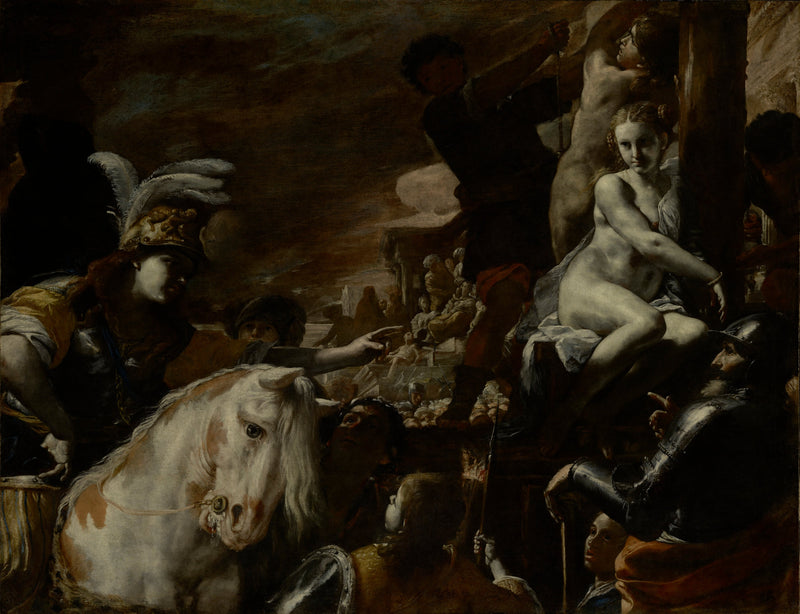 Clorinda che salva Sofronia e Olindo - Mattia Preti