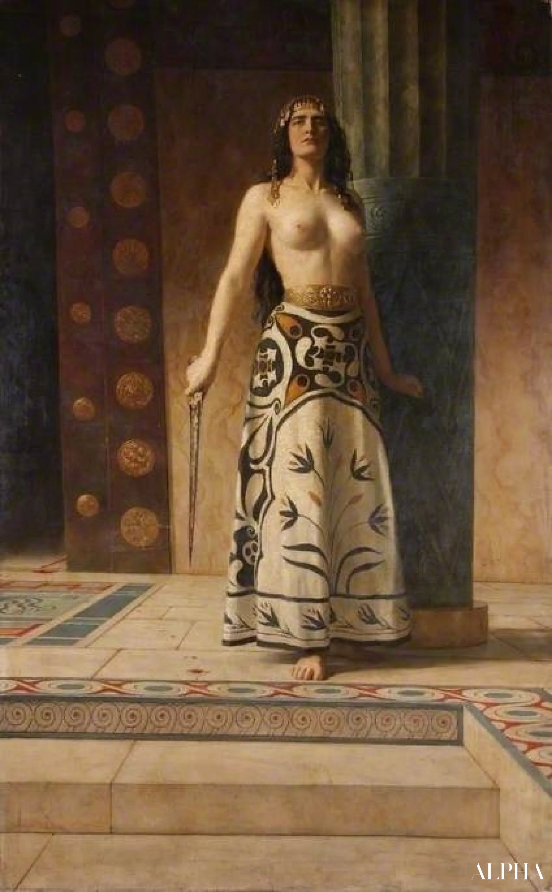 Clytemnestre - John Collier Riproduzioni di dipinti a olio