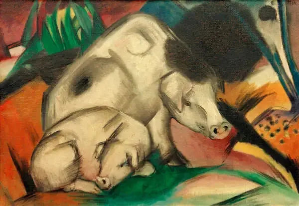 Maiali - Franz Marc