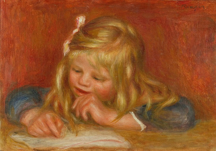 Coco che legge - Pierre-Auguste Renoir