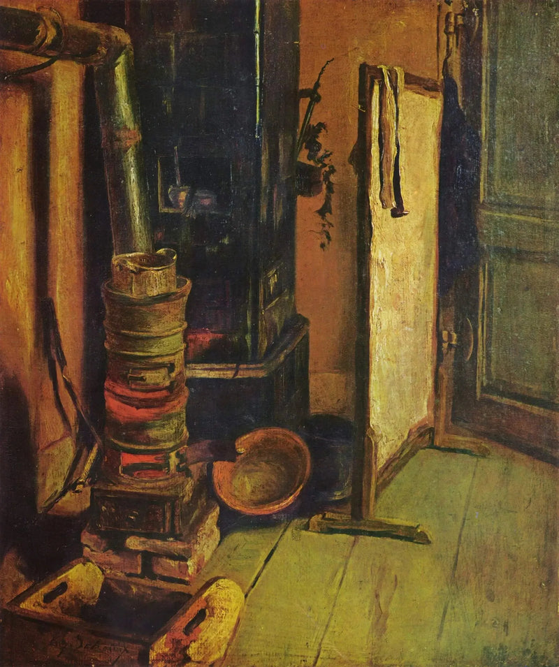 Angolo di atelier. Il Forno - Eugène Delacroix