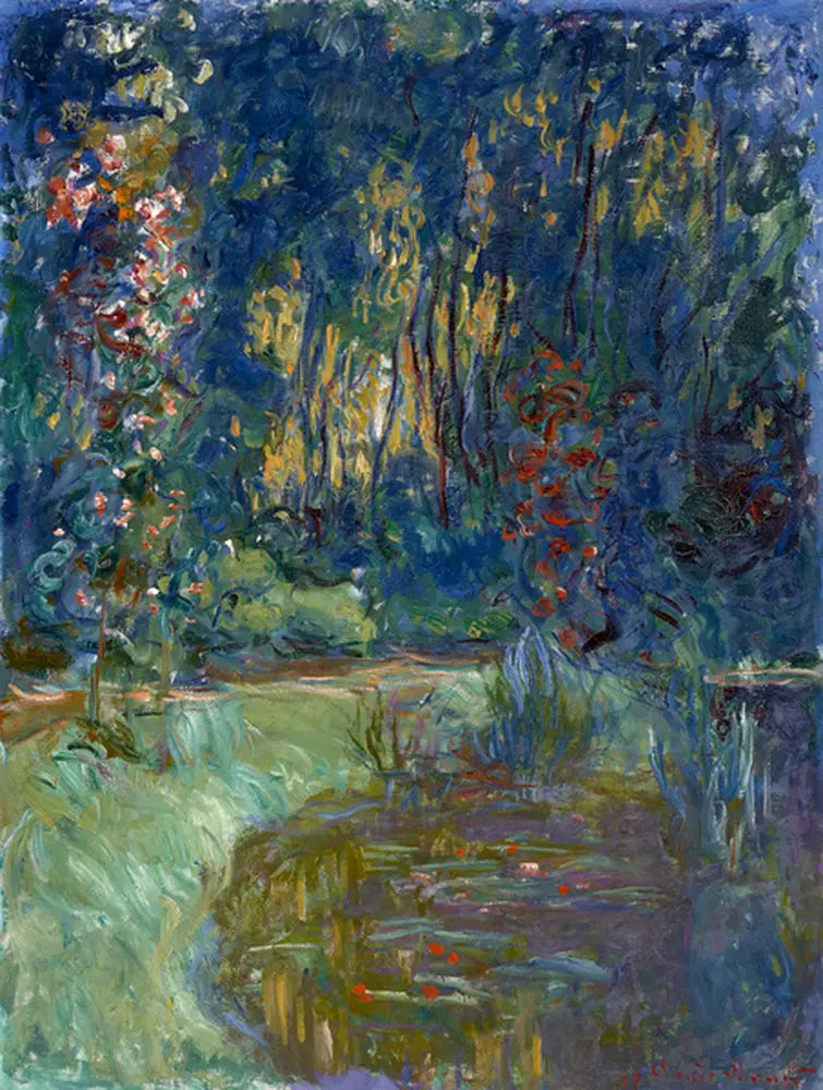 Angolo dello stagno a Giverny - Claude Monet