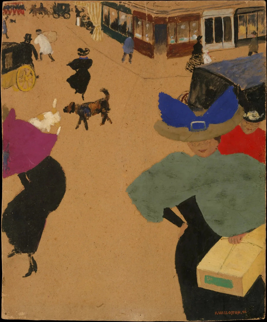 Angolo di strada a Parigi - Félix Vallotton