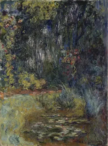 Coin du Bassin aux Nymphéas - Claude Monet image 1 reproduction de peinture à l’huile