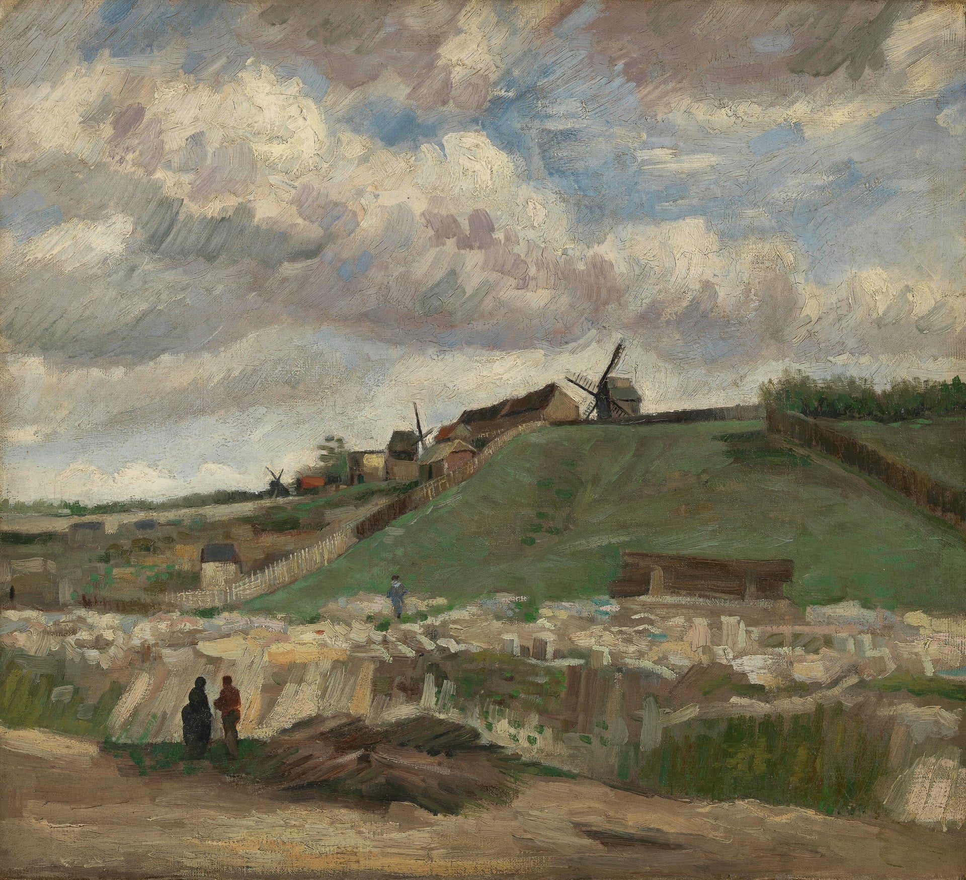 La colline de Montmartre avec la carrière de pierre F230 — Vincent van Gogh