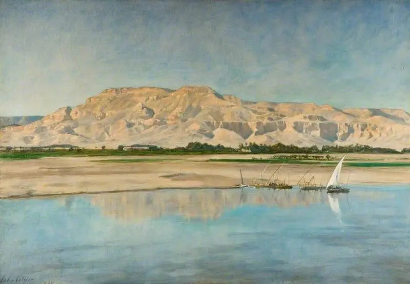 Colline tebane di Luxor - John Collier
