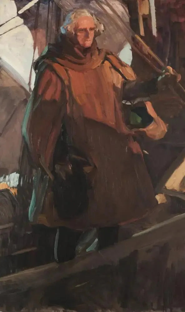 Colombo che lascia Palos (a mezz'ombra) - Joaquín Sorolla