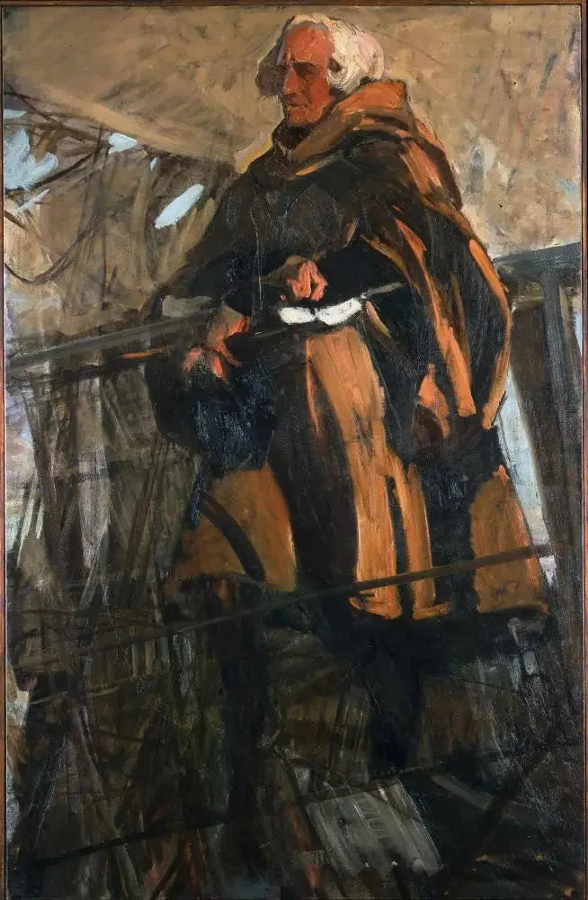 Colombo che lascia Palos (profilo a sinistra) - Joaquín Sorolla