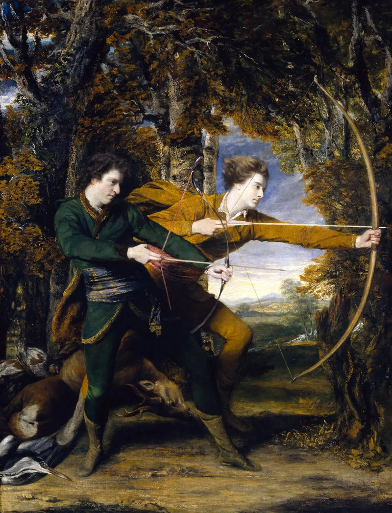 Colonnello Acland e Lord Sydney : Gli Arcieri - Joshua Reynolds