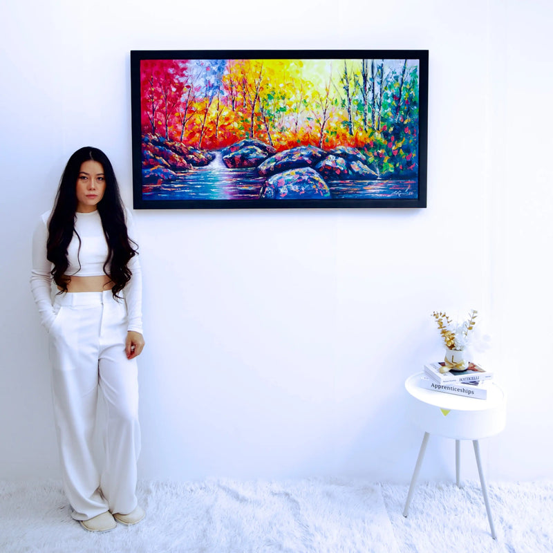 Foresta colorata | Dimensioni: 120x60 cm