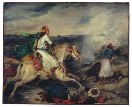 Combattimento del Giaour e del pasha - Eugène Delacroix