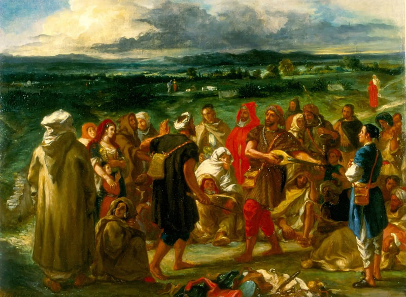 Comici o buffoni arabi - Eugène Delacroix