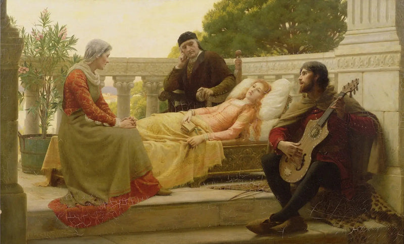 Come Liza amava il re - Edmund Blair Leighton