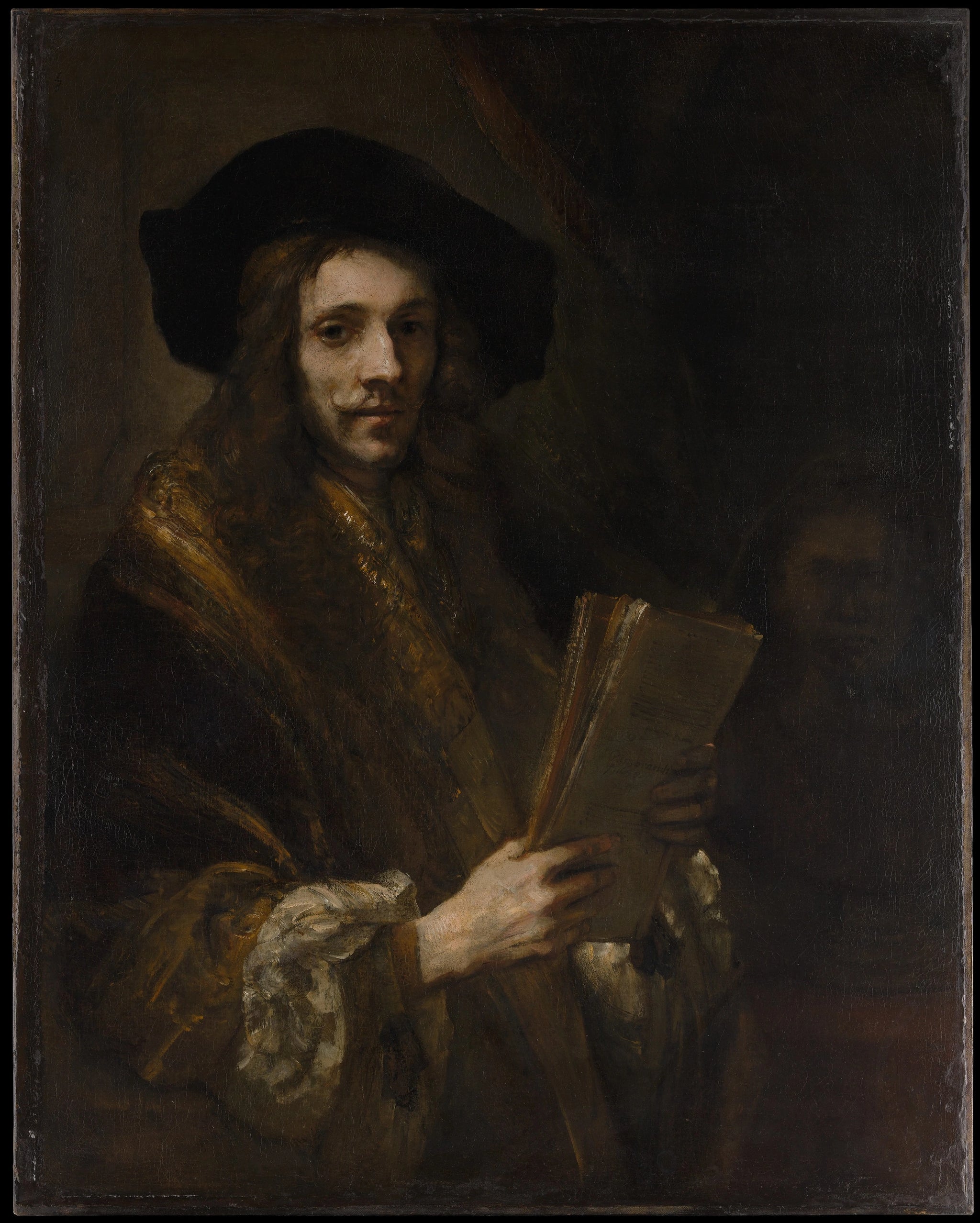 Portrait d’un homme dit Le Commissaire-priseur — suiveur de Rembrandt, vers 1658–1662, Metropolitan Museum of Art