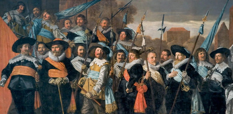 compagnia della milizia borghese dei moschettieri di Haarlem 1639 - Frans Hals