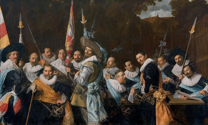 compagnia della milizia borghese dei moschettieri di Saint-Adrien, Haarlem 1633 - Frans Hals