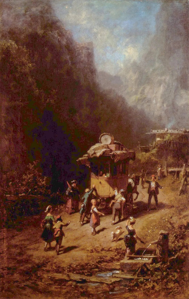 Compagnia degli artisti ambulanti - Carl Spitzweg