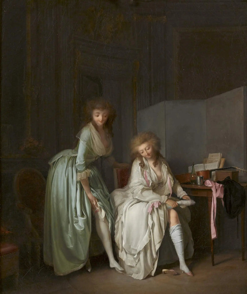 Confronto dei piccoli piedi - Louis-Léopold Boilly