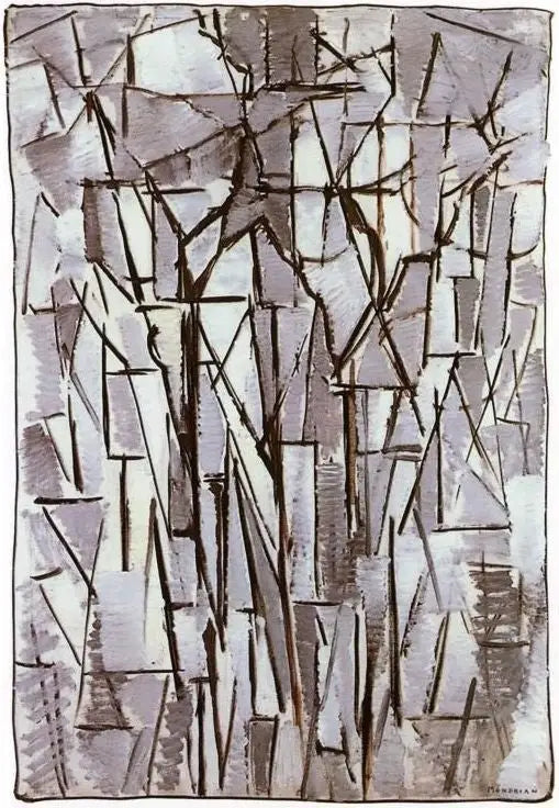 Composizione Alberi II - Piet Mondrian