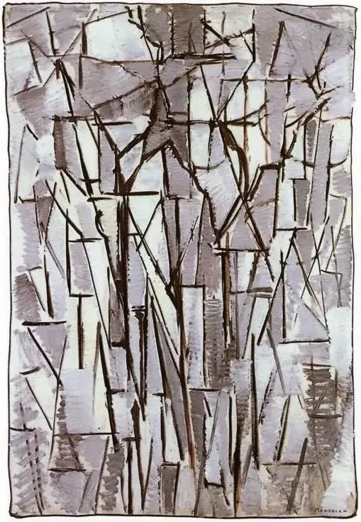 Composizione Alberi II - Piet Mondrian
