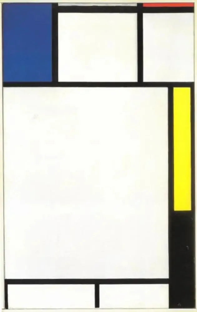 Composizione con blu, rosso, giallo e nero - Piet Mondrian