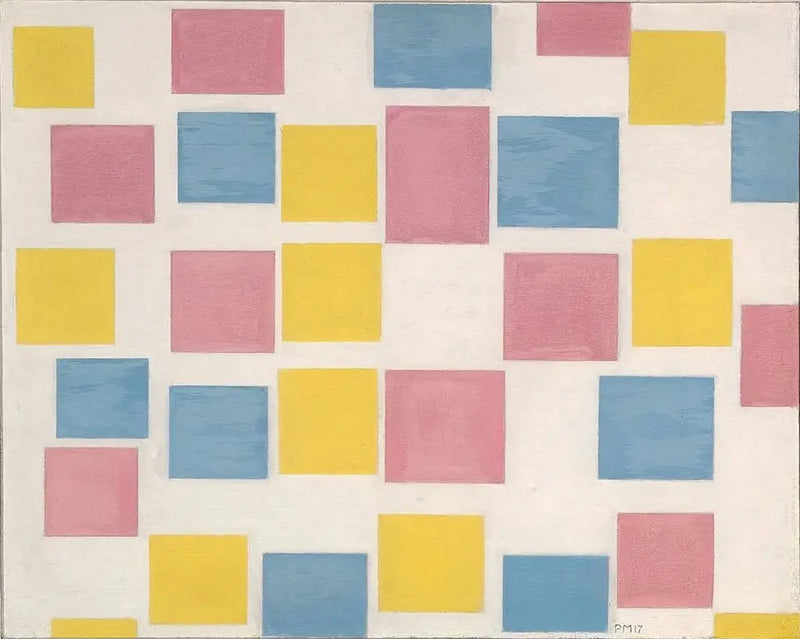 Composizione con campi di colori - Piet Mondrian