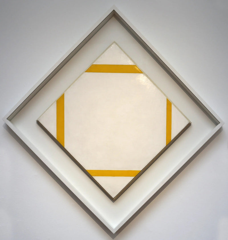Composizione con linee gialle - Piet Mondrian