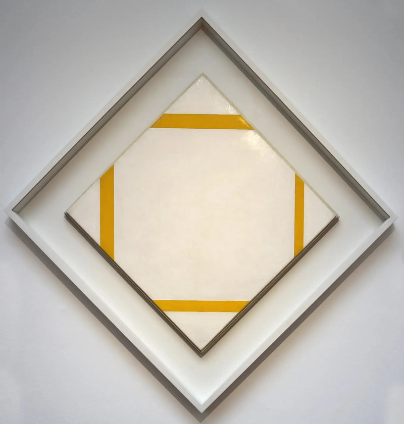Composizione con linee gialle - Piet Mondrian