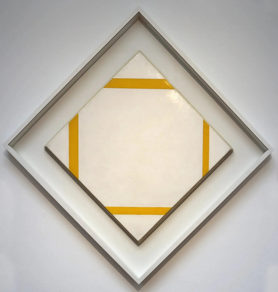 Composizione con linee gialle - Piet Mondrian
