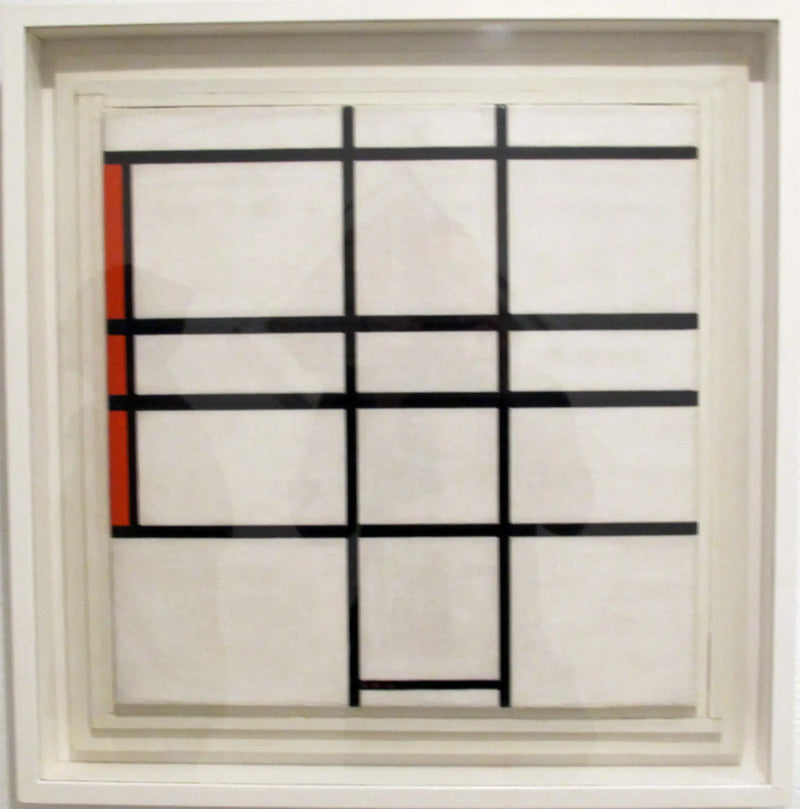 Composizione con bianco e rosso - Piet Mondrian