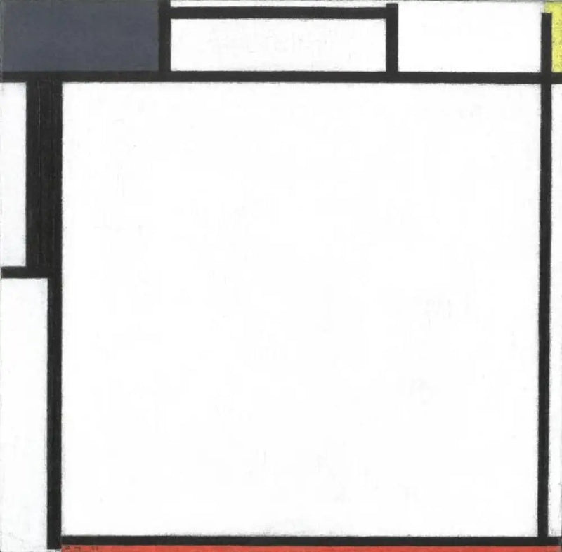 Composizione con blu, giallo, nero e rosso - Piet Mondrian