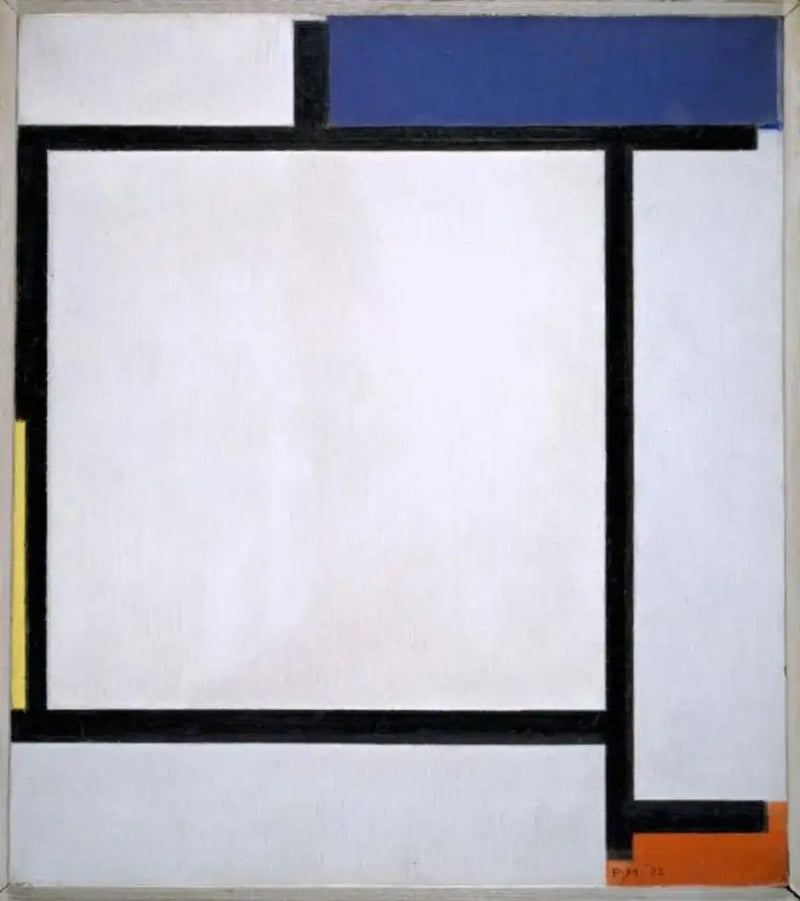 Composizione con blu, nero, giallo e rosso - Piet Mondrian