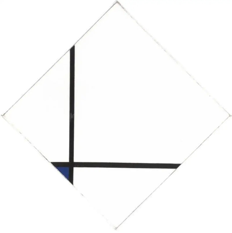 Composizione con blu - Piet Mondrian