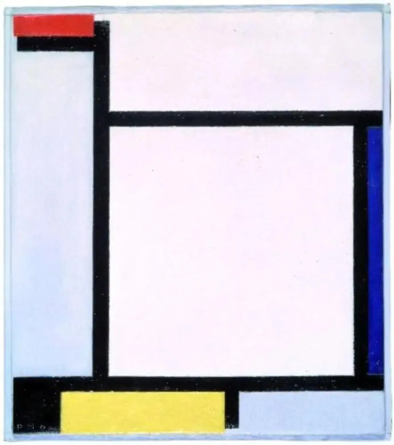 Composizione con rosso, blu, nero, giallo e grigio - Piet Mondrian